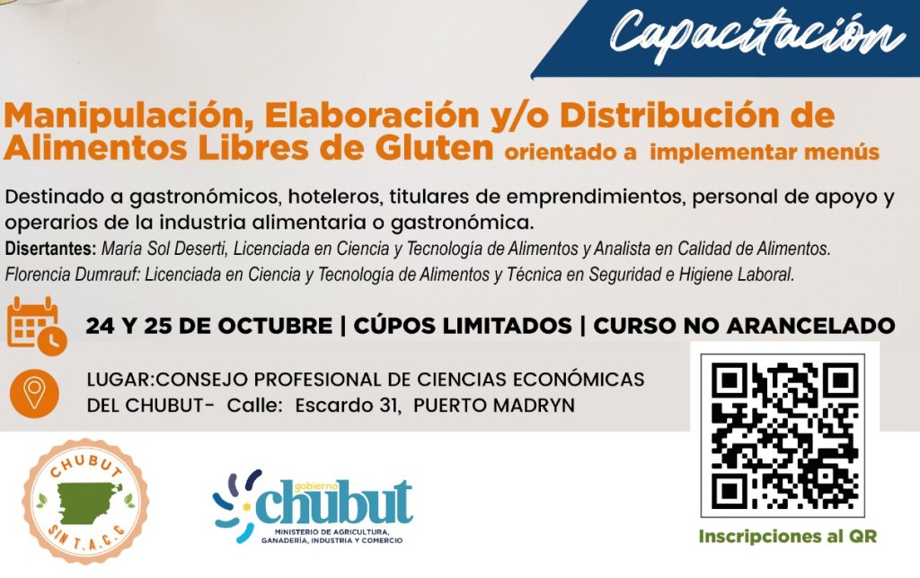 Capacitación sobre manipulación de alimentos libres de&nbsp;gluten
