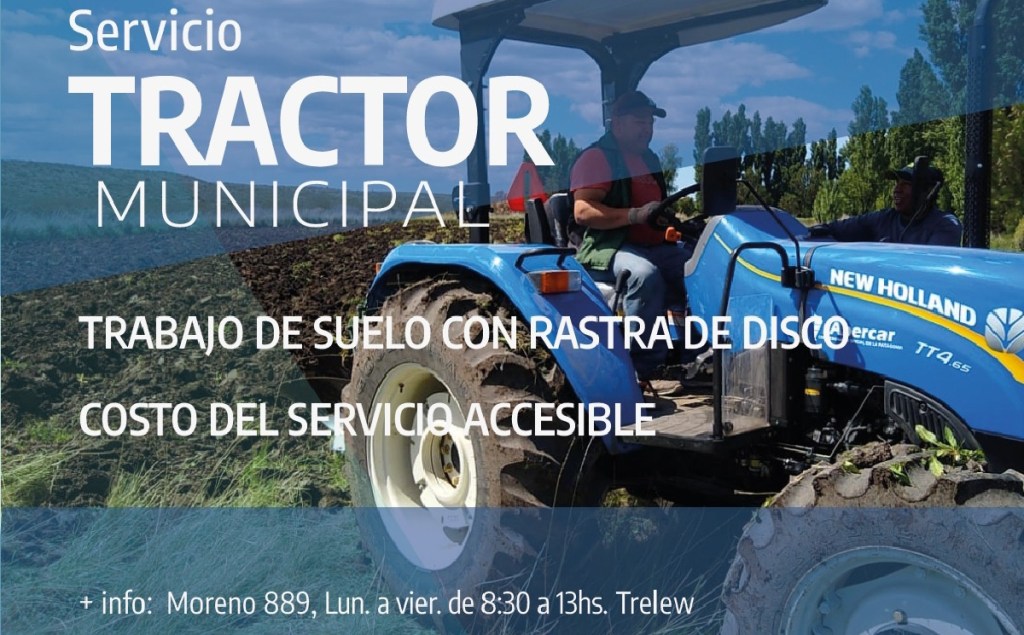 El Municipio presta servicio de maquinaria agrícola a pequeños&nbsp;productores