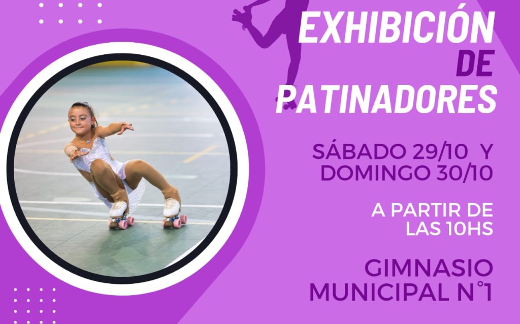 Show de patín artístico en el gimnasio&nbsp;Municipal
