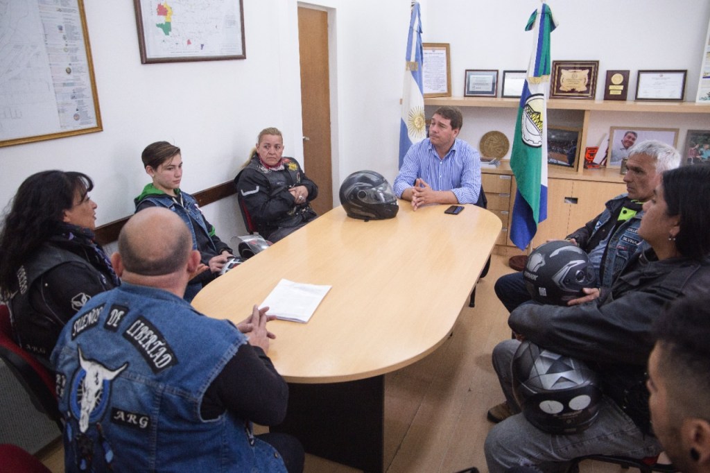 Biss se reunió con la Agrupación de motoqueros “Sueños de&nbsp;Libertad”