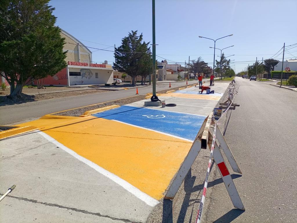 Bacheo y recuperación de espacios en&nbsp;Rawson