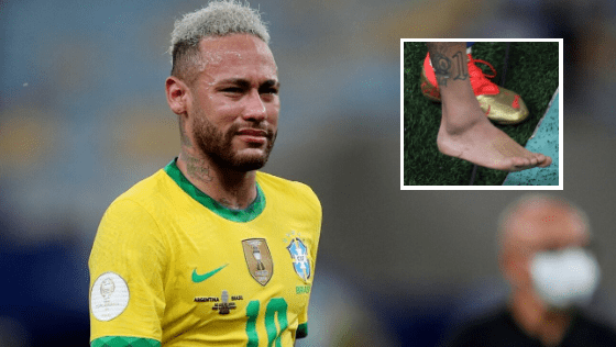 Brasil en alerta: Neymar tiene un esguince en el tobillo&nbsp;derecho