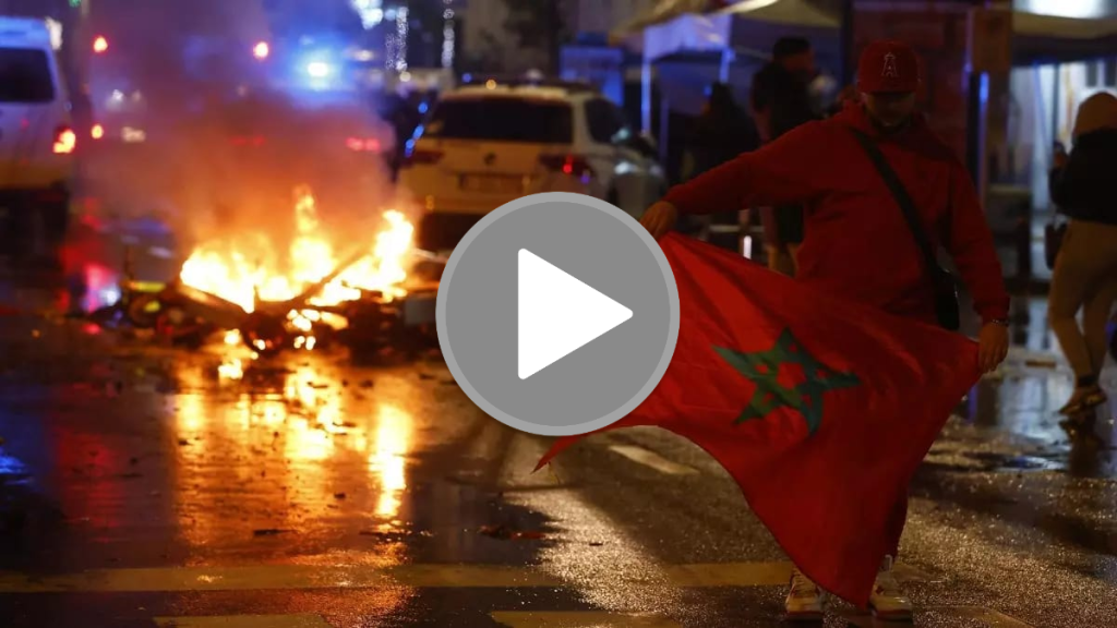 Hinchas marroquíes producen incidentes en las calles de&nbsp;Bruselas