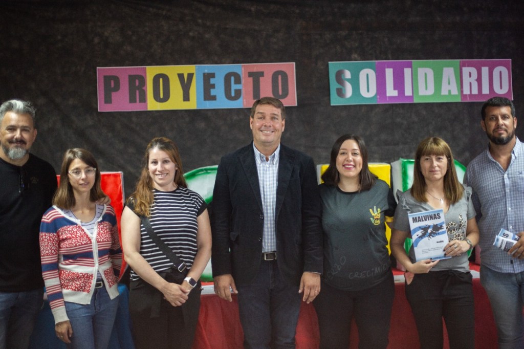 Biss acompañó la muestra anual de la Escuela n° 7.705 de&nbsp;Rawson