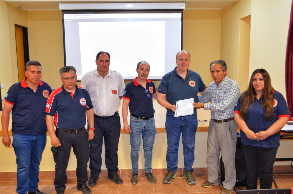 BOMBEROS DE RAWSON DONARON TERRENO PARA LA SEDE DE LA&nbsp;FEDERACIÓN