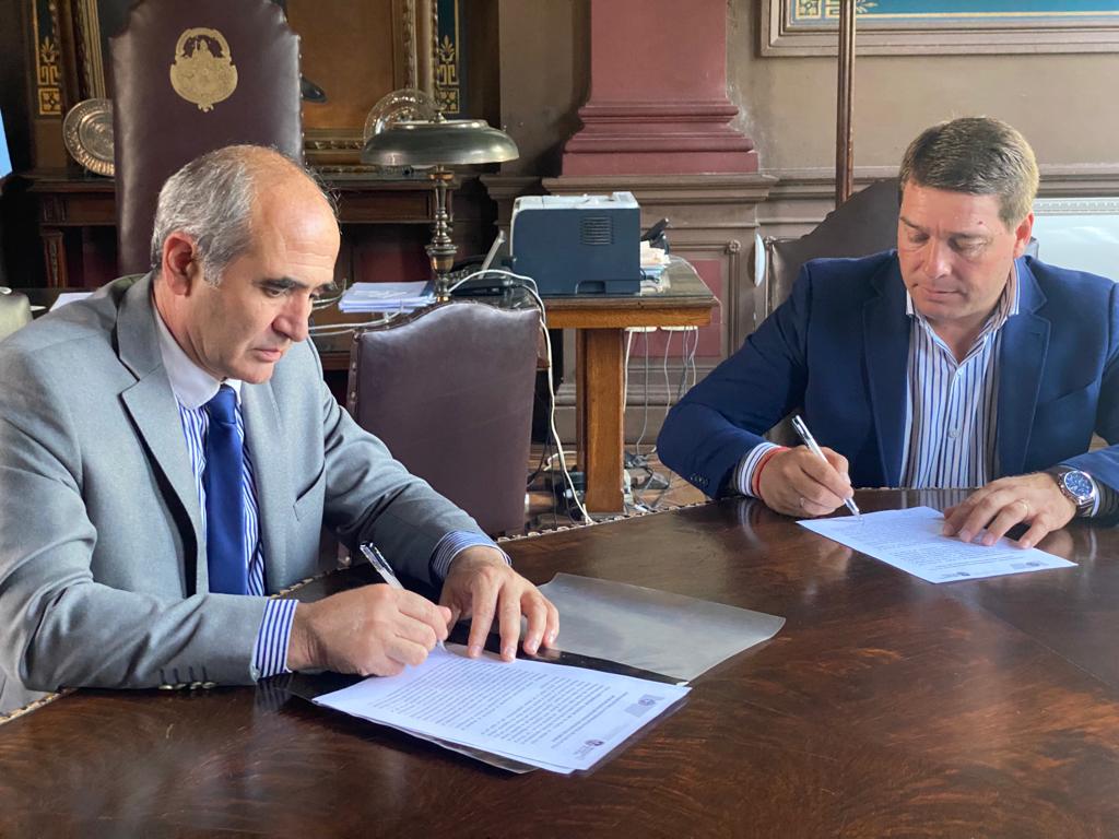 Biss acordó con el presidente de la Universidad Nacional de La Plata un trabajo para proyectar el desarrollo de El&nbsp;Elsa