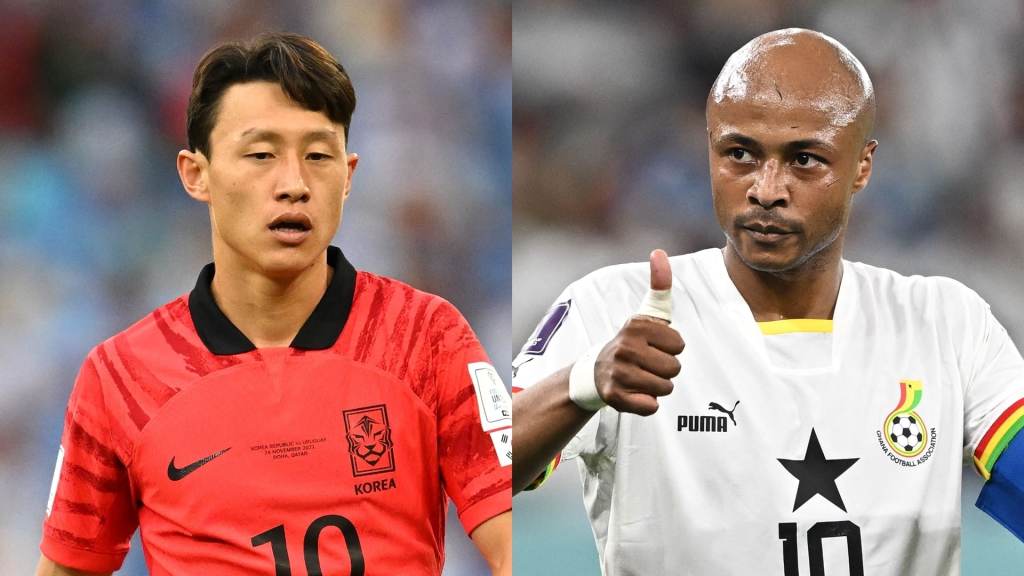 Ghana y Corea del Sur se enfrentarán con la obligación de ganar en el Grupo&nbsp;H