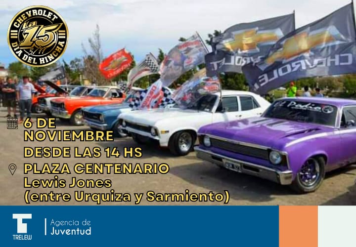 Se festejará el Día del hincha de Chevrolet en&nbsp;Trelew