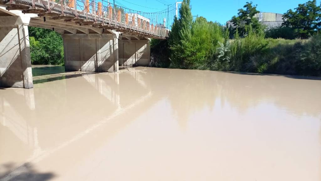 Corte de agua en Rawson por la turbiedad del&nbsp;río