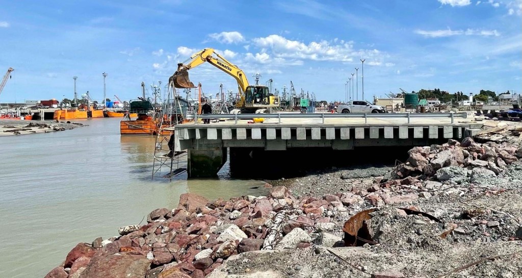 La obra de ampliación del Puerto Rawson finalizará en&nbsp;diciembre
