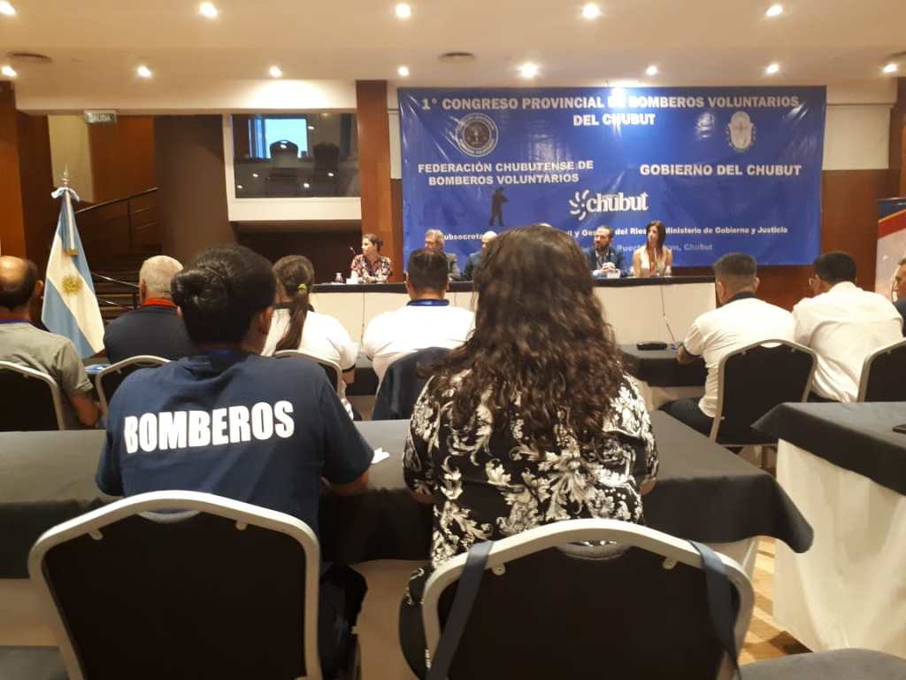 Se realiza en Madryn el 1° Congreso Provincial de Bomberos&nbsp;Voluntarios