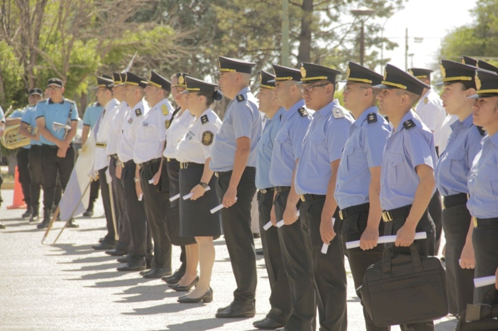 La Policía del Chubut concretó los ascensos de sus&nbsp;efectivos