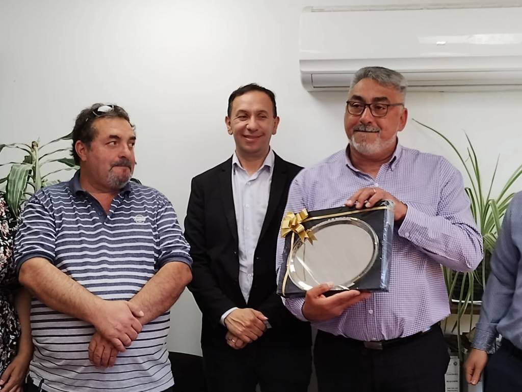 Maderna distinguió a Fabio Pratto, quien se jubiló como empleado&nbsp;municipal