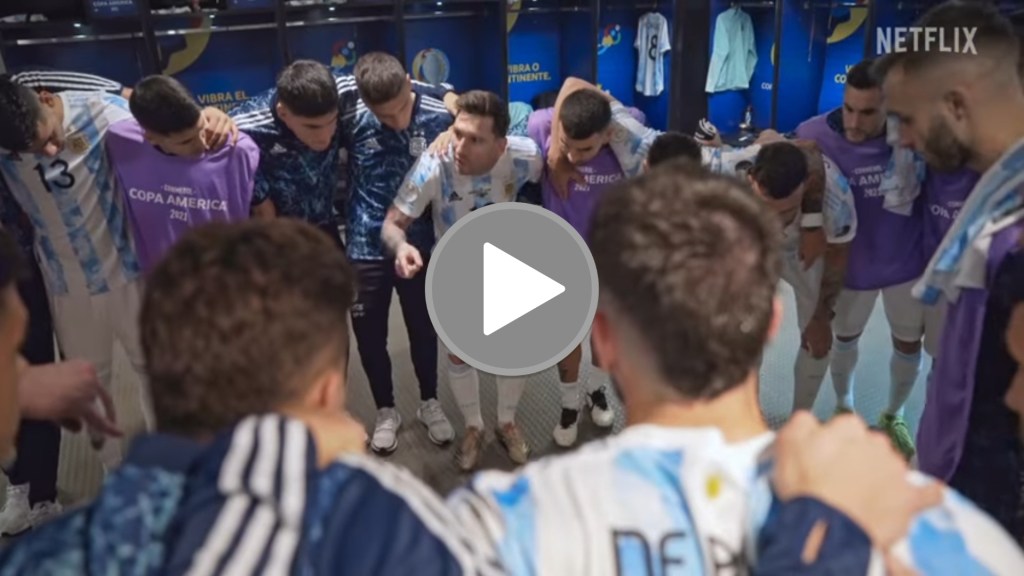 ¿Lo tenías a Messi&nbsp;arengando?