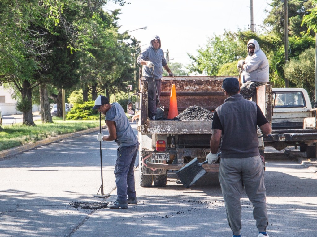 Rawson avanza con los trabajos de mejoramiento de&nbsp;calles