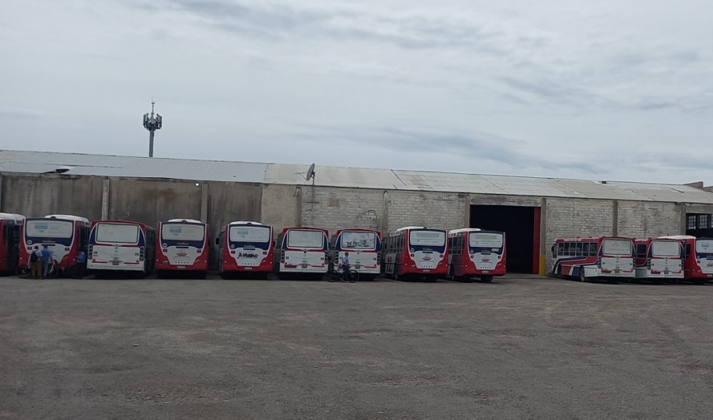 Paro de colectivos en&nbsp;Trelew