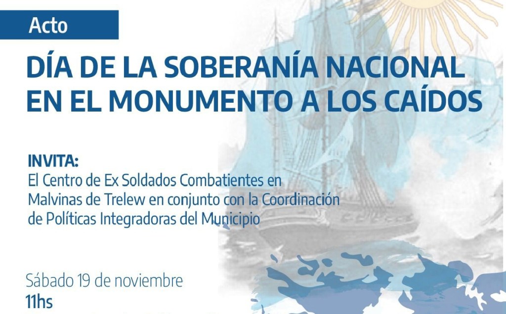 Acto por el día de la Soberanía en&nbsp;Trelew