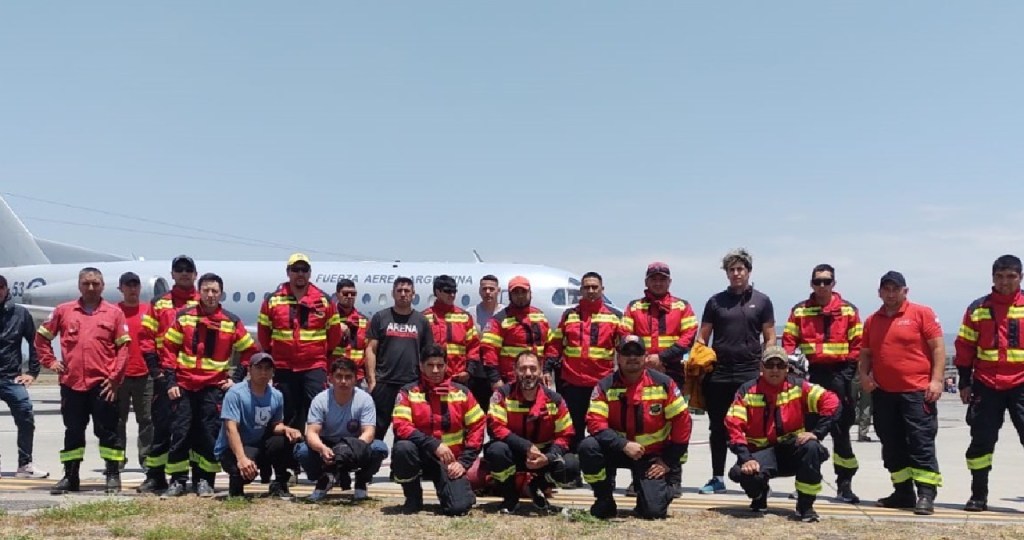 Chubut envió brigadistas a Salta para combatir incendio&nbsp;forestal