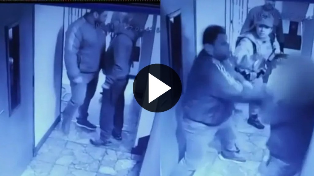 Video: un hombre fue salvajemente golpeado por un vecino que atemoriza a todo el&nbsp;edificio