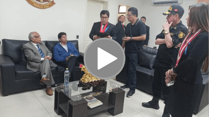 #CrisisPerú | Tras autogolpe, Pedro Castillo fue detenido y trasladado a la&nbsp;Prefectura