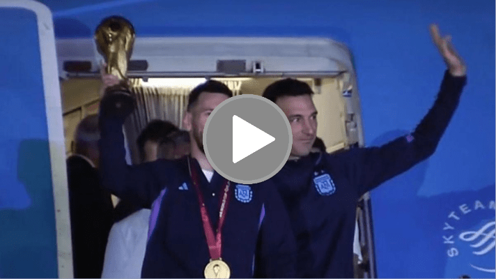 Los campeones del mundo arribaron este martes a la&nbsp;Argentina