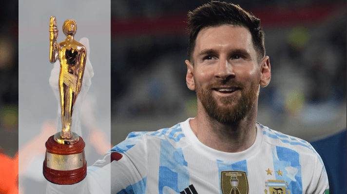 Messi fue galardonado con el Olimpia de&nbsp;Oro