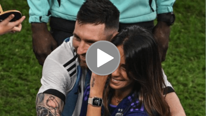 Messi: «Con Antonela nos pusimos a&nbsp;llorar»