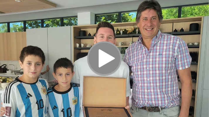 Messi: «Gracias por el cariño de&nbsp;siempre»