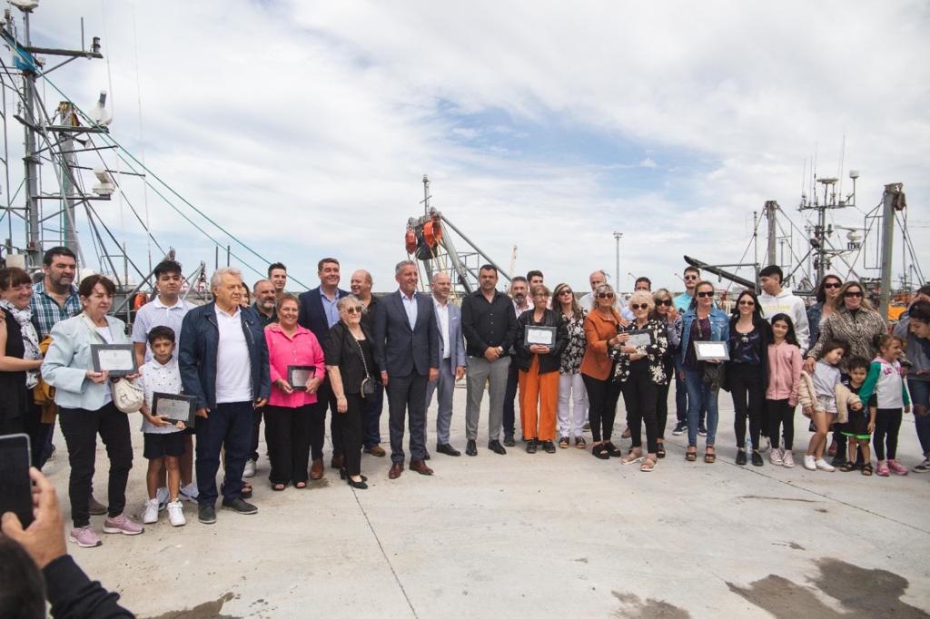 Biss destacó el crecimiento el Puerto de Rawson al inaugurar con Arcioni la ampliación del&nbsp;muelle