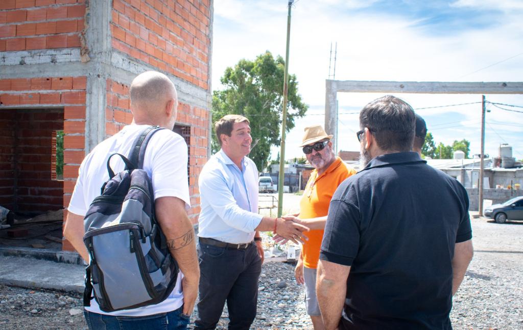 Biss recorrió la obra de ampliación del Tiro&nbsp;Federal