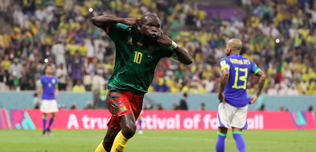 Camerún le ganó al equipo alternativo de Brasil y le quitó el&nbsp;invicto