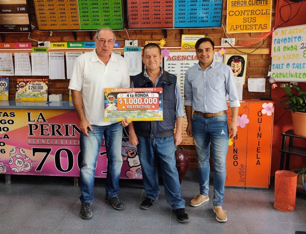 Lotería del Chubut premió a vecino de Esquel con un millón de&nbsp;pesos