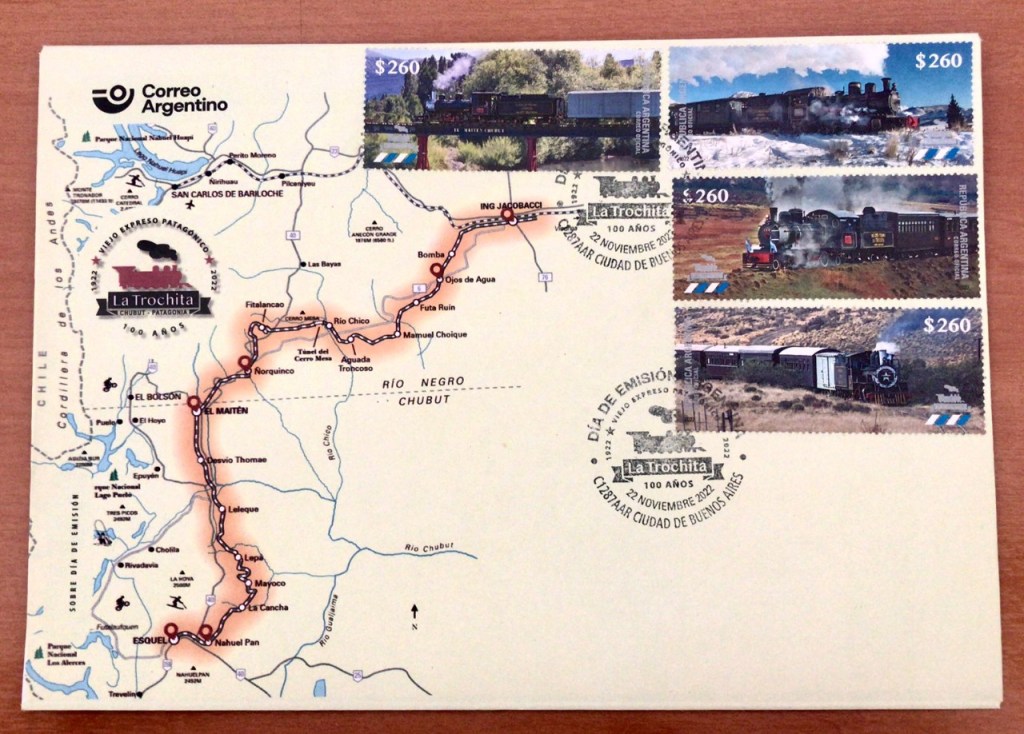 Correo Argentino lanzó sello por los 100 años de “La&nbsp;Trochita”