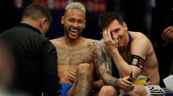Neymar: «Felicidades hermano»