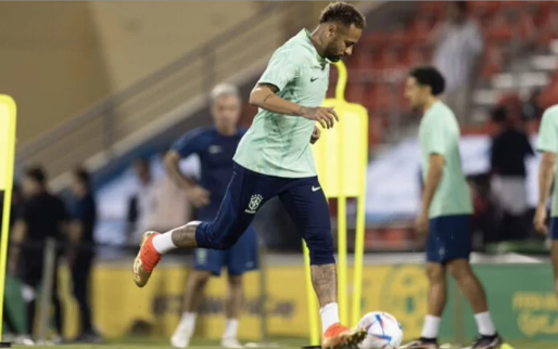 Neymar presenta una mejoría y se entrenó a la par del&nbsp;plantel