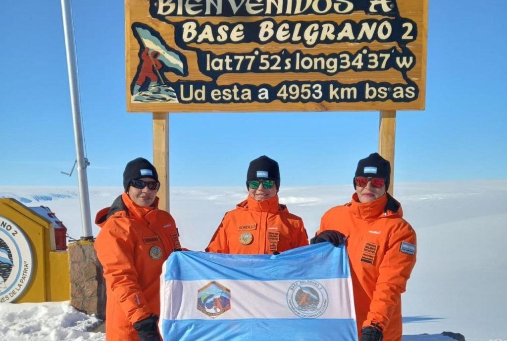 Primera jefa de una base&nbsp;antártica