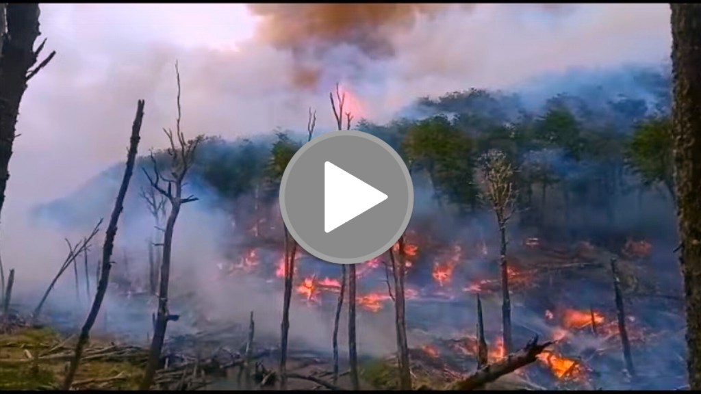VIDEO | Voráz Incendio avanza en Tierra del&nbsp;Fuego