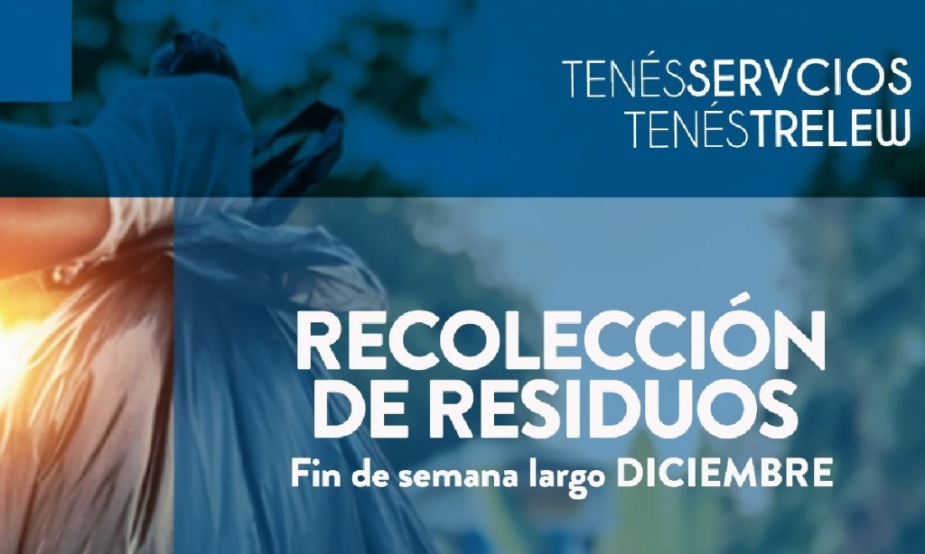 Trelew | Recolección de residuos durante los días&nbsp;feriados