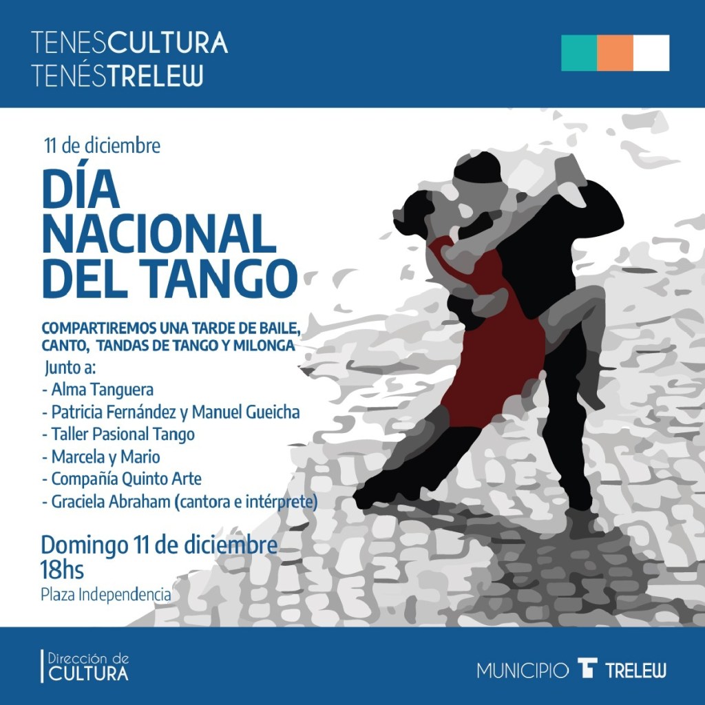 Dato | Tango y milonga en la plaza Independencia de&nbsp;Trelew