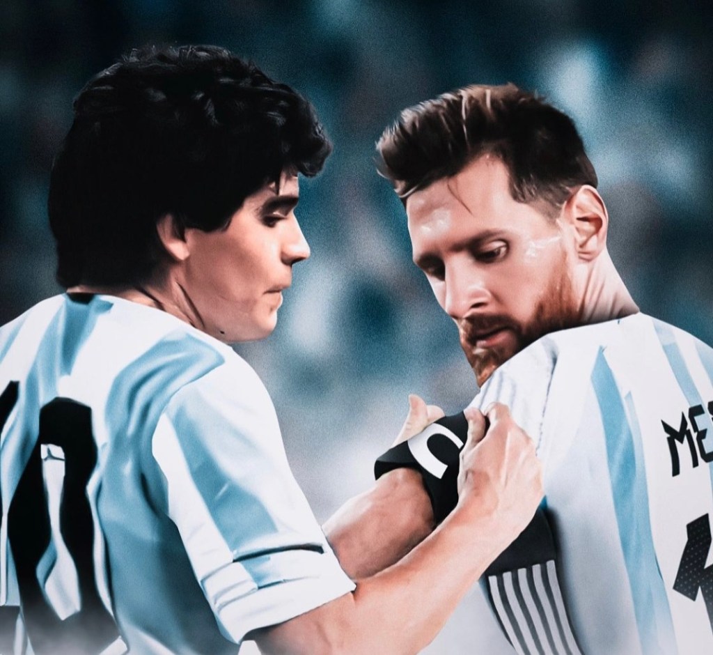 Messi: «Diego desde arriba nos está&nbsp;empujando»
