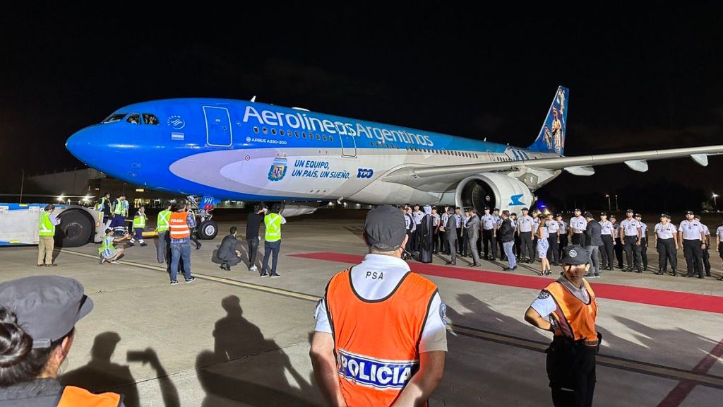 Destacaron el rol de Aerolíneas en el regreso de la&nbsp;Selección