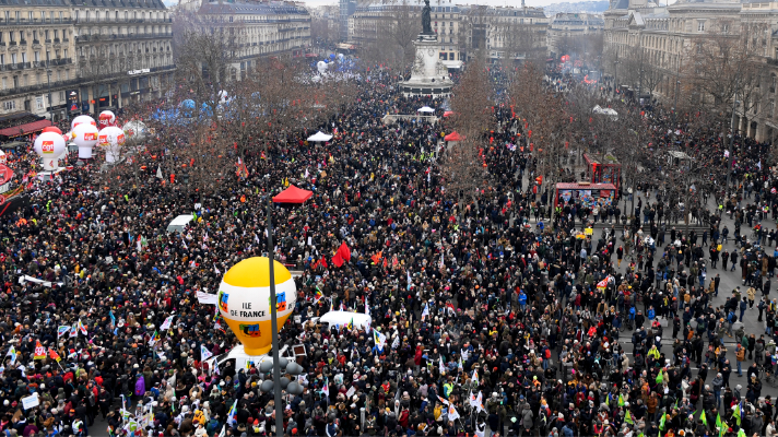 #Francia | Reforma jubilatoria: 200 manifestaciones en todo el&nbsp;país