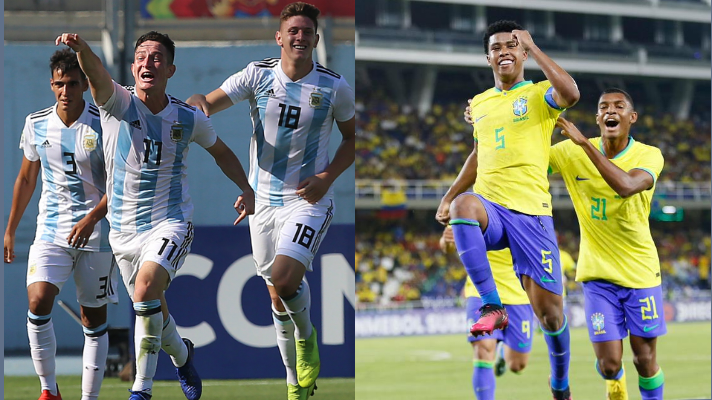 Argentina busca la recuperación ante Brasil en el Sudamericano Sub&nbsp;20