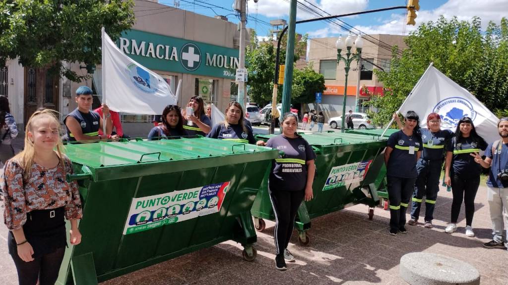 Trelew sumó nuevos Puntos Verdes en la&nbsp;ciudad