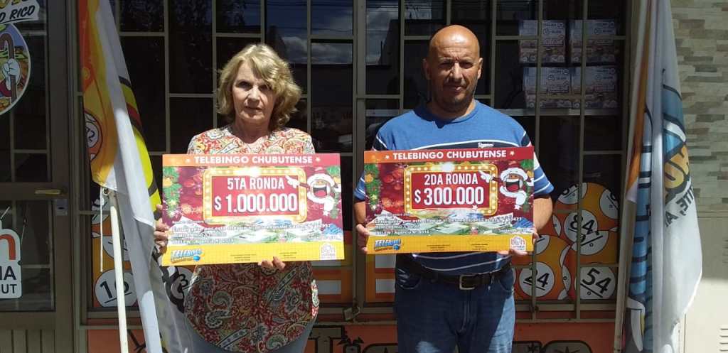 Dos apostadores de Trelew ganaron más de un millón de pesosen el&nbsp;Telebingo