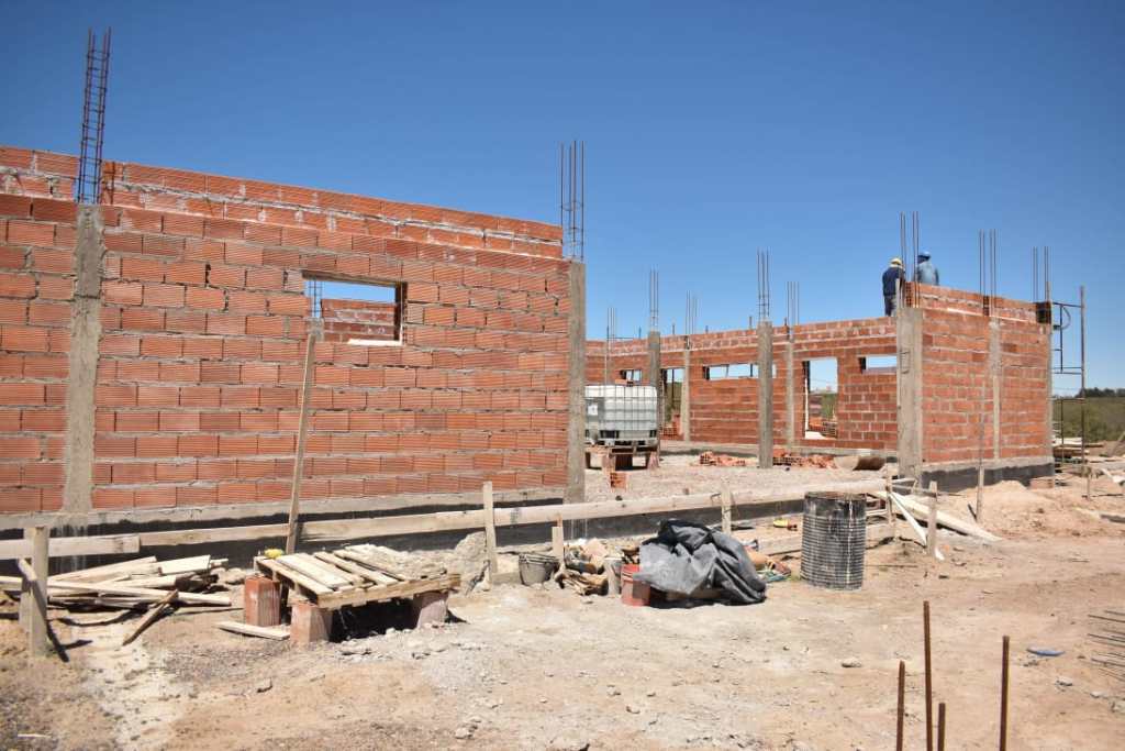 Avanza la construcción del Centro de Salud en el barrio Solana de Puerto&nbsp;Madryn