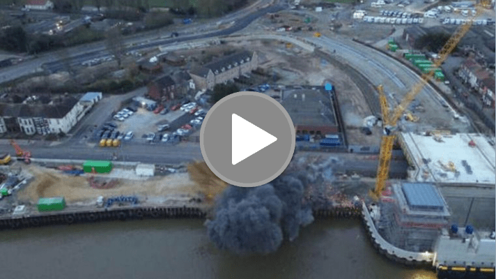 Explotó una bomba de la Segunda Guerra Mundial en una localidad&nbsp;británica