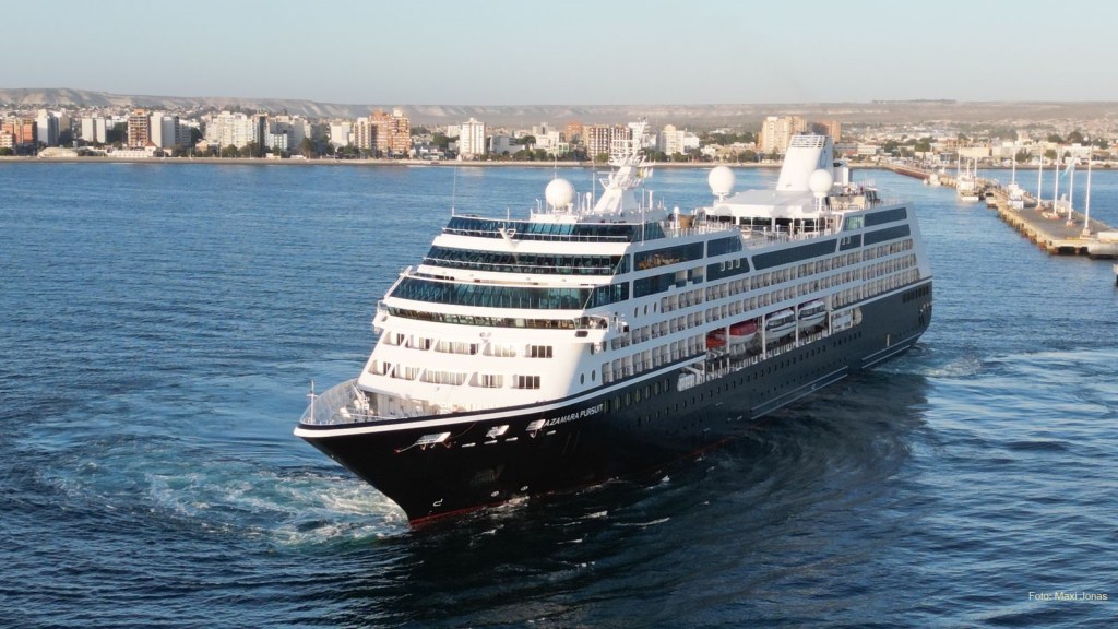 Arribó el crucero Azamara Pursuit a&nbsp;Madryn