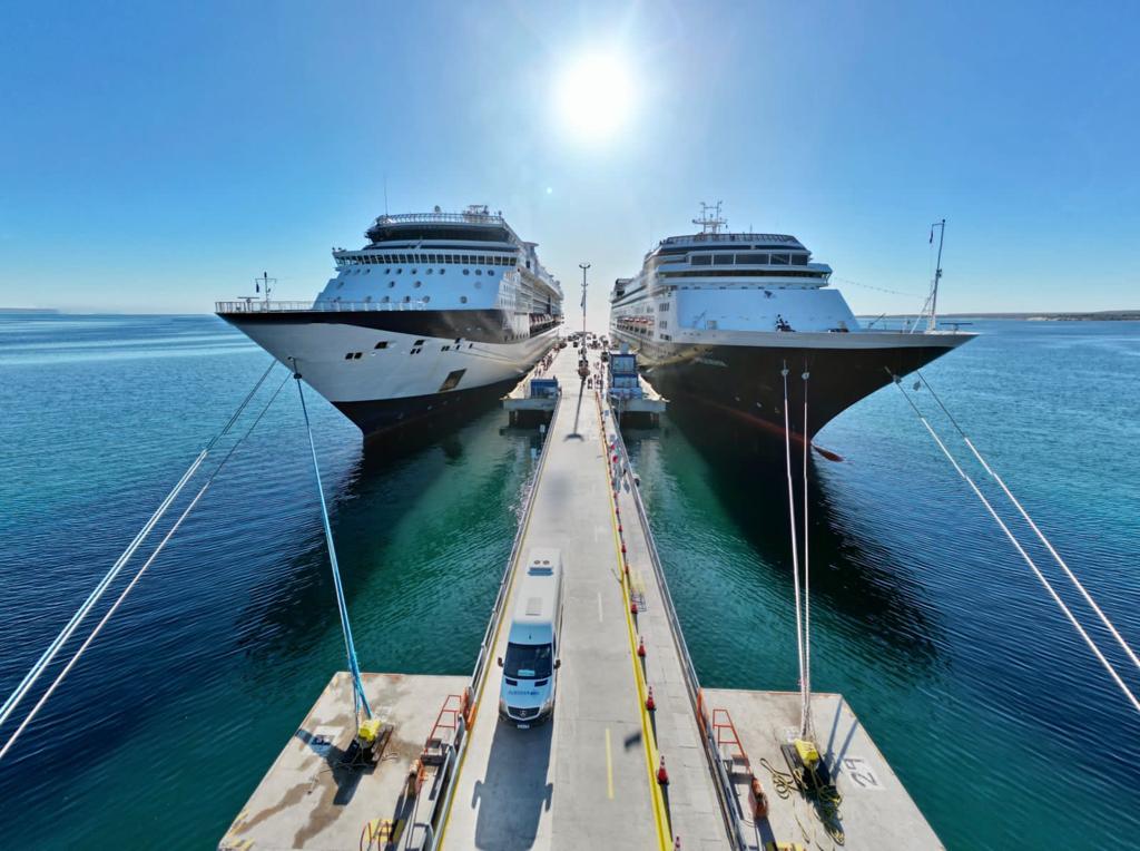 Llegaron más de 25 mil turistas en cruceros a Puerto&nbsp;Madryn