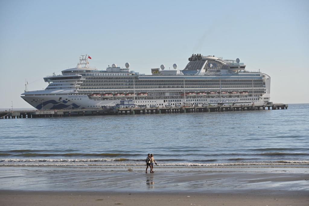 Arribó el Crucero «Sapphire Princess con más de 2 mil pasajeros a&nbsp;Madryn